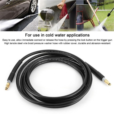#ad High Pressure Washer Water Clean Hose Car Cleaning Pipe Fit for Karcher K2 K3 K4 $23.54
