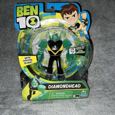 BEN 10 DIAMONDHEAD with Crystal Blade Figure Open Package New
