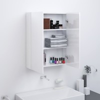Bad-Spiegelschrank | Rasierspiegel | Badezimmer Spiegel | GäStebad | 60X15X75Cm