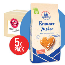 Diamant Brauner Zucker (Echter Kandisfarin) 5x500g 2500g