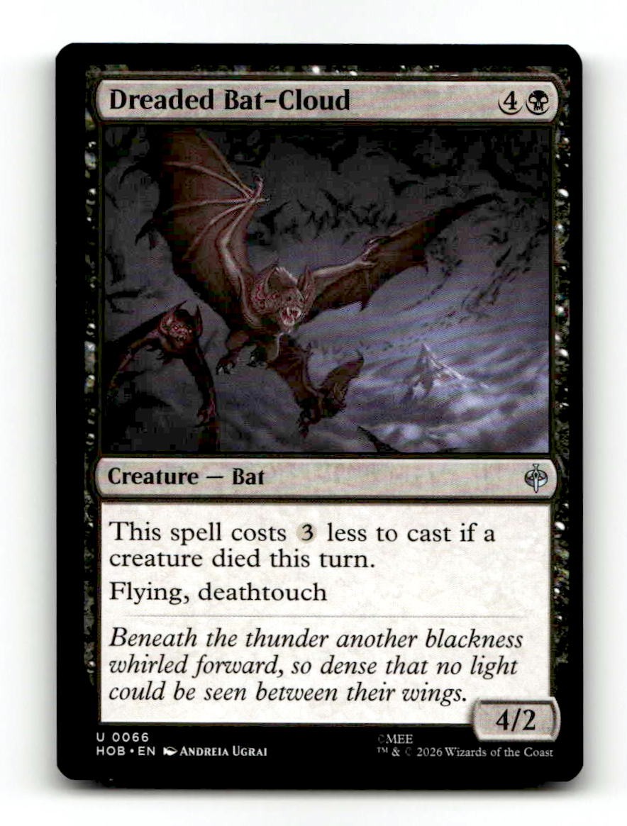 Dreaded Bat-Cloud 66 The Hobbit Uncommon NM