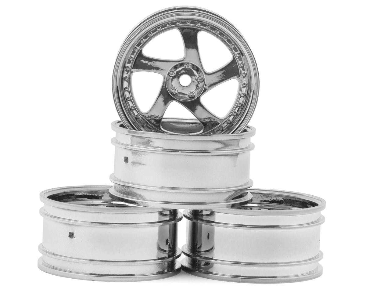 MST TMB 1/10 Drift Wheels (Silver) (+8) (4) [MXS-102045S]