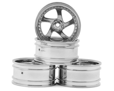 MST TMB 1/10 Drift Wheels (Silver) (+8) (4) [MXS-102045S]