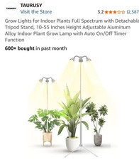 Grow Lights for Indoor Plants Full Spectrum with 10-55 Inches,