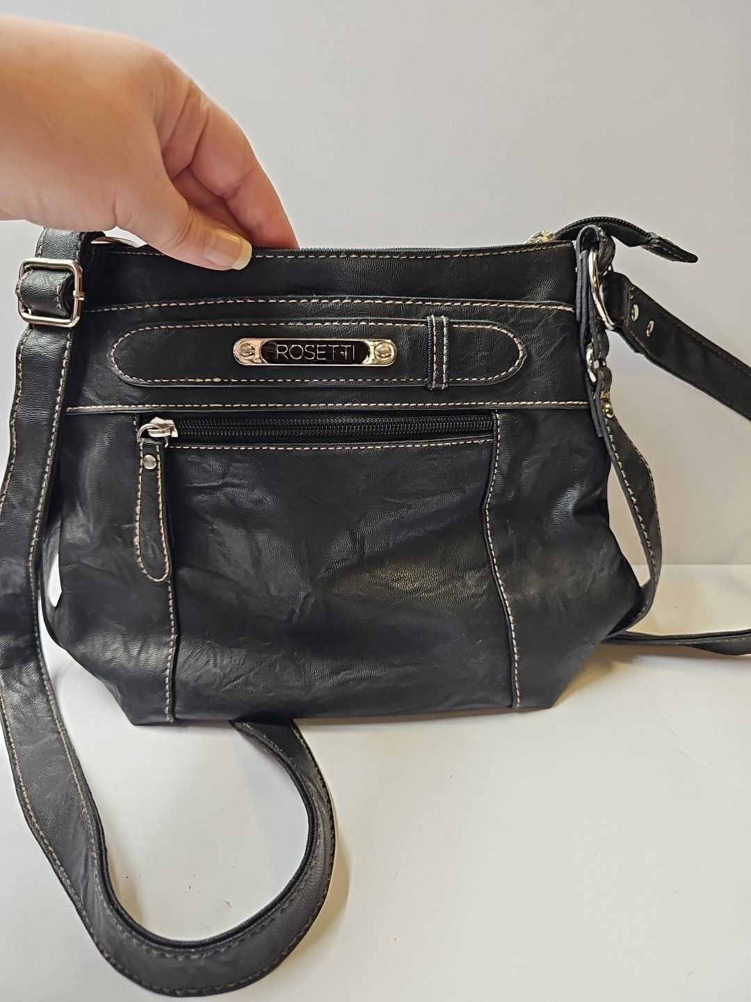 Rosetti Black Shoulder Purse