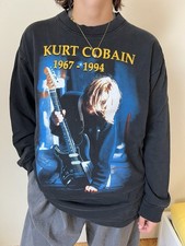 Vintage Kurt Cobain Longsleeve Pullover Nirva...