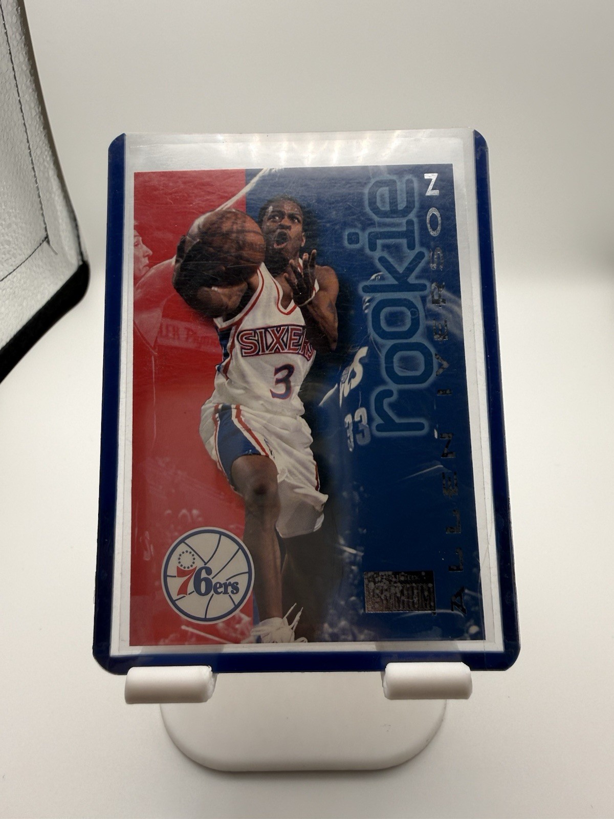 1996-97 Skybox Premium Basketball #216 Allen Iverson Rookie Card RC NM 76ers
