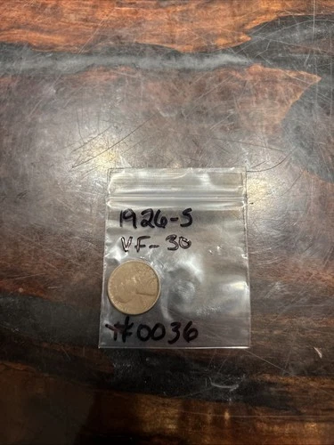 1926 S Lincoln Wheat Penny VF