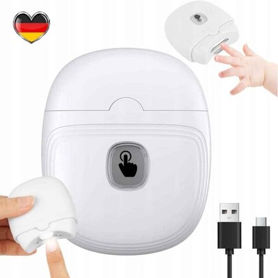 Electric Nail Clippers, Automatic Trimming Device, LED Guided Cutting Tool