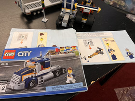 Lego City Great Vehicles Dragster Transporter: 60151 Nearly Complete - Retired 