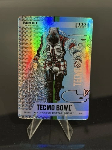 2026 Bo Jackson Battle Arena Tecmo Bowl BAYOU JAMARR CHASE ICE BATTLEFOIL Card