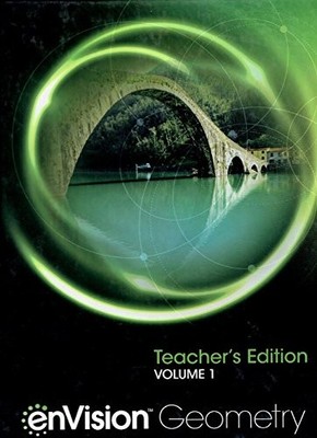ENVISION GEOMETRY, TEACHER'S EDITION, VOLUME 1, - Hardcover Excellent Condition