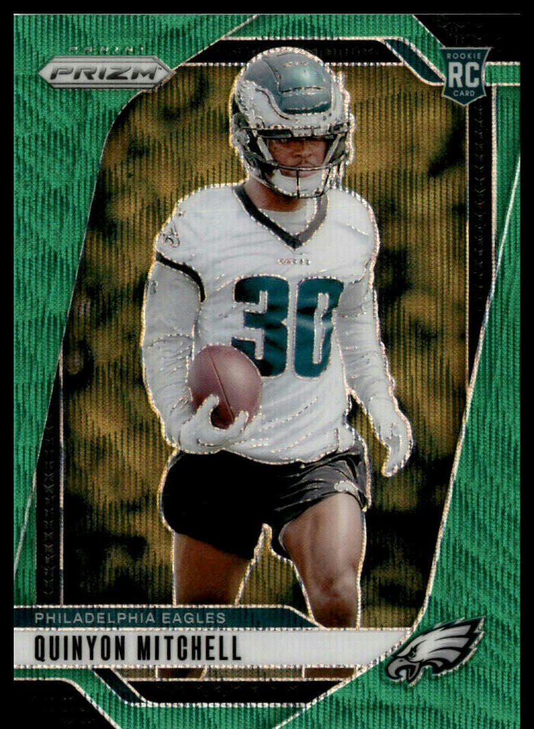 2024 Panini Prizm #381 Quinyon Mitchell Green Wave