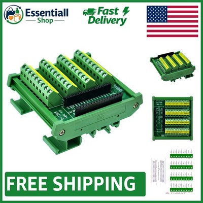 Professional Grade DIN Rail Terminal Block for Arduino - Durable Brass Design