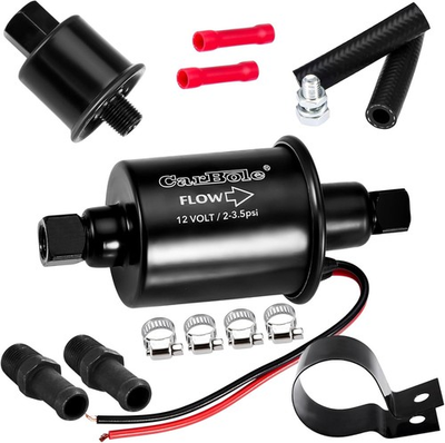 #ad #ad 12V Low Pressure Inline Fuel Pump 2 3.5 PSI Electric Universal Gasoline $35.48