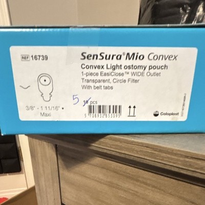 Coloplast SenSura Mio Convex Ostomy Pouch, 1-Piece, Maxi, MPN 16739