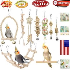 Multi-Functional Bird Toy Set for Small  Medium Birds