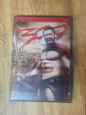 300 DVD, 2007, Full-Screen Edition Gerard Butler - Warner Bros Action Movie