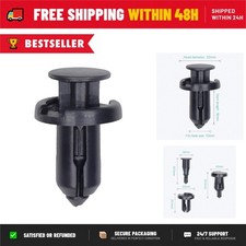 Lantee 10mm Push-In Retainer Clips Honda Acura Bumper Fasteners 10 Pack