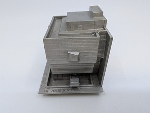 Whitney Museum of American Art NYC Building Metal Miniature Figurine