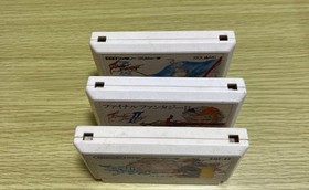 Final Fantasy 1 & 2 & 3 Square Nintendo Famicom Japanese Version Retro Games