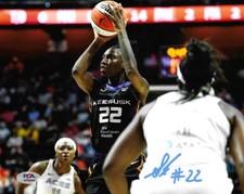 Saniya Rivers Connecticut Sun WNBA Signed Auto 8x10 Photo PSA DNA #1