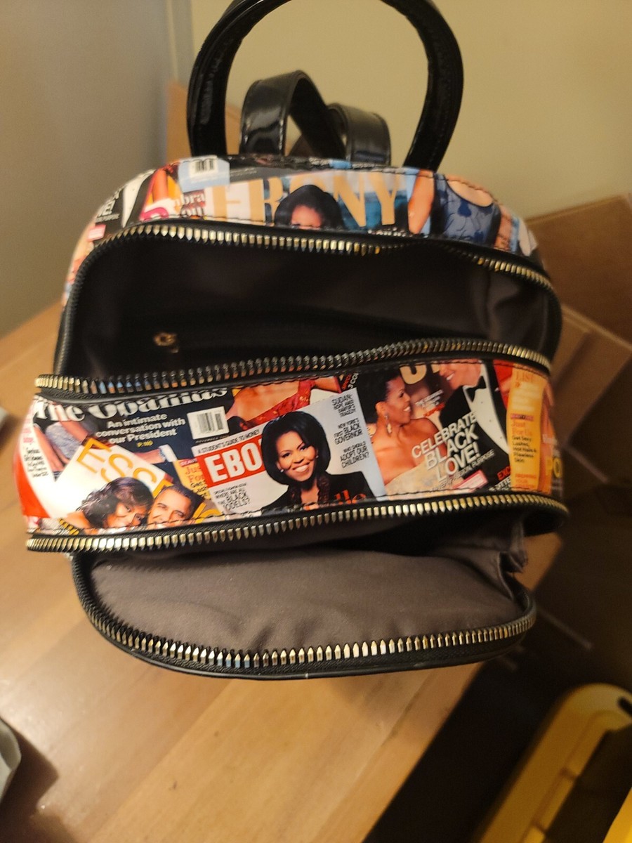 Michelle Obama Black Back Pack When They Go Low We Go High - Michelle Obama main image 3