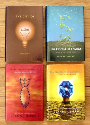Complete Set 1-4 BOOKS OF EMBER Jeanne DuPrau HBDJ EXC L1