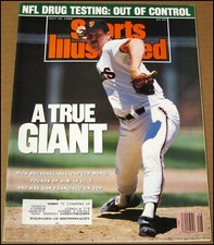 7/10/1989 Sports Illustrated Rick Reuschel San Francisco Giants Will Clark Faldo