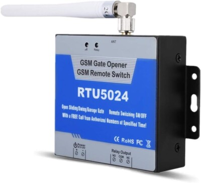 RTU5024 GSM Gate Opener Remote Access Door Switch via SMS Control