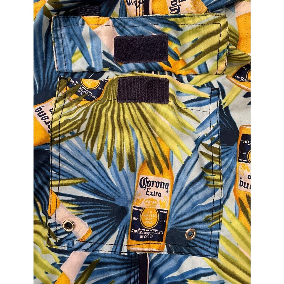 Corona Extra Beer Logo Board Shorts Mens 38 Swim Suit Trunks Beach