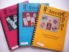 Lot of 3 Kinetic Cards pattern instructions books Vol 1 2 3