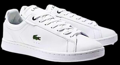  LACOSTE Carnaby Pro BL23 1 SMA Men s Sneakers in White 745SMA0110042 NEW 