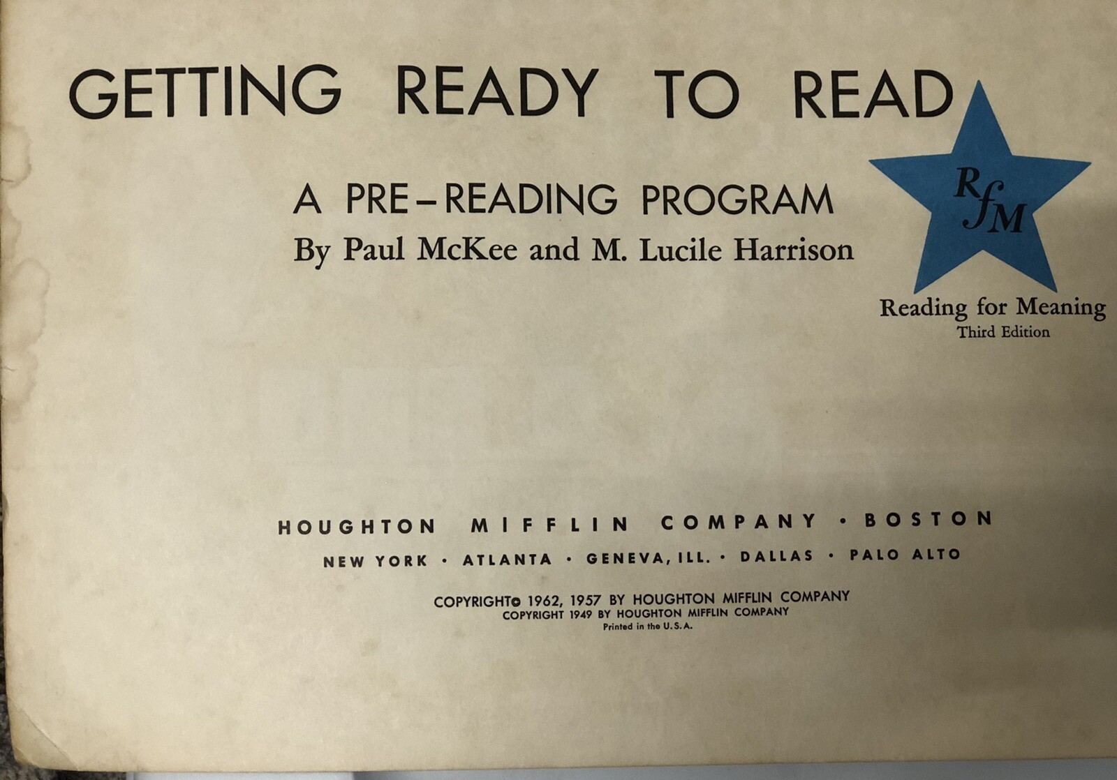 Vintage Teaching Aid Book eBay