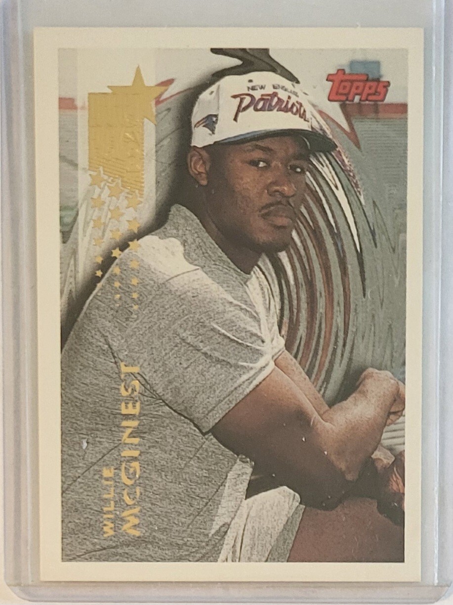 1994 Topps Draft Pick #74 Willie McGinest New England Partiots Football Card