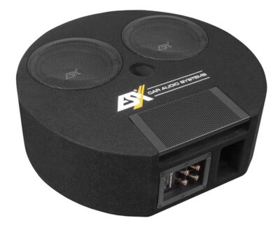 ESX DBX800Q | 2x20cm(8'') Dual-Bassreflex-System Reserveradmulde | Subwoofer BASS
