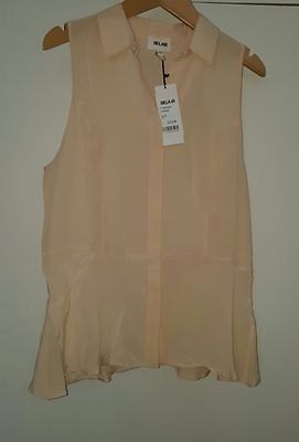 Chemise Femme En Soie BEL AIR - Taille 40, Couleur Rose, Neuve Avec étiquettes, Made In France