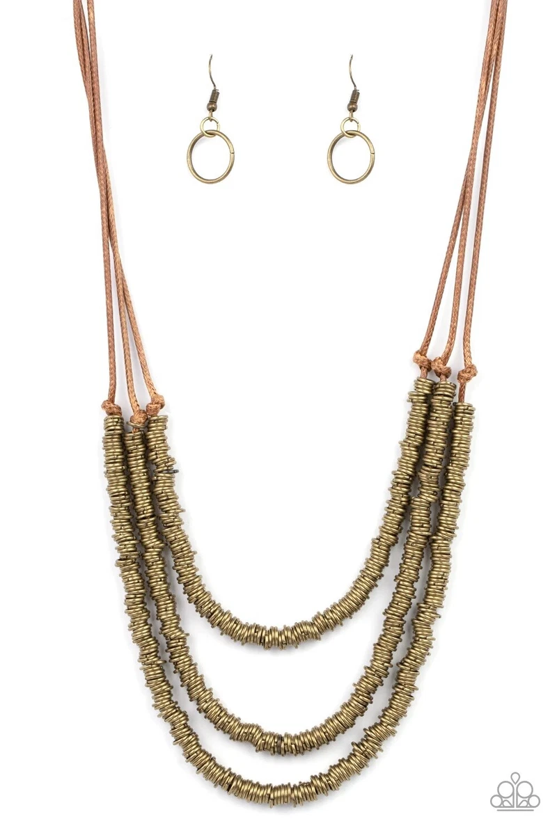 Brass paparazzi necklace outlet