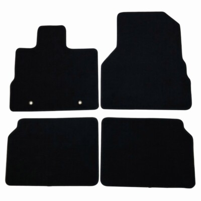 For 10-17 Chevy Equinox Floor Mats Carpets Black Nylon Front Rear 4PCS Set