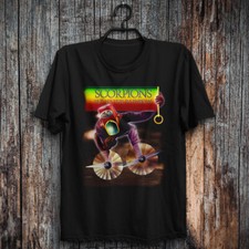 Fly to Rainbow Album by Scorpions T-Shirt Klaus Meine Matthias Jabs Mikkey Dee