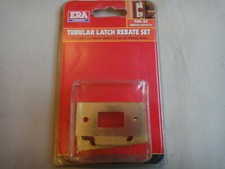 REBATE TUBULAR LATCH SET BRASS FINISH - 186-32T - NEW ERA