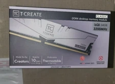 TEAMGROUP T-Create Classic 10L DDR4 16GB Kit 2 x 8GB 3200MHz PC4 25600 CL22 D...