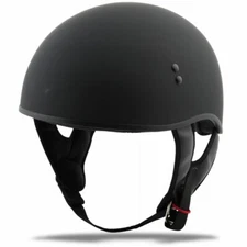 GMAX GM-45 Naked Half Helmet Matte Black