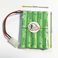 RC Akkupack 12V 2300 mAh NiMH mit AA Square Pack Tamiya Stecker L5x5 Modellbau