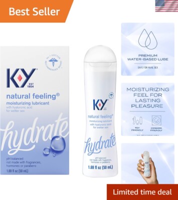 Water-Based Personal Lubricant with Hyaluronic Acid - 1.69 fl oz for  Comfort