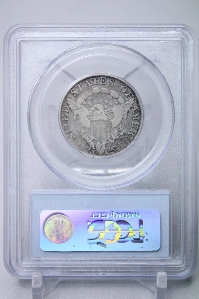 1805 Draped Bust Silver Quarter 25C PCGS VG10 #4214 - Image 3 of 4