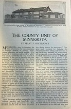 1922 County Unit of Minnesota Traveling Library State University Extension 