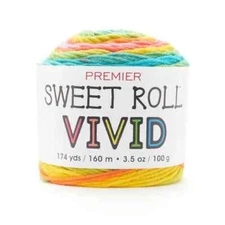 Premier Yarn Sweet Roll Vivid 3 Pack “Moon Beam”