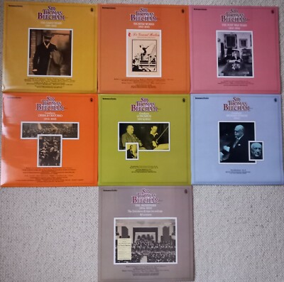 SIR THOMAS BEECHAM - Retrospect Series, 7 LP, World Records, MONO