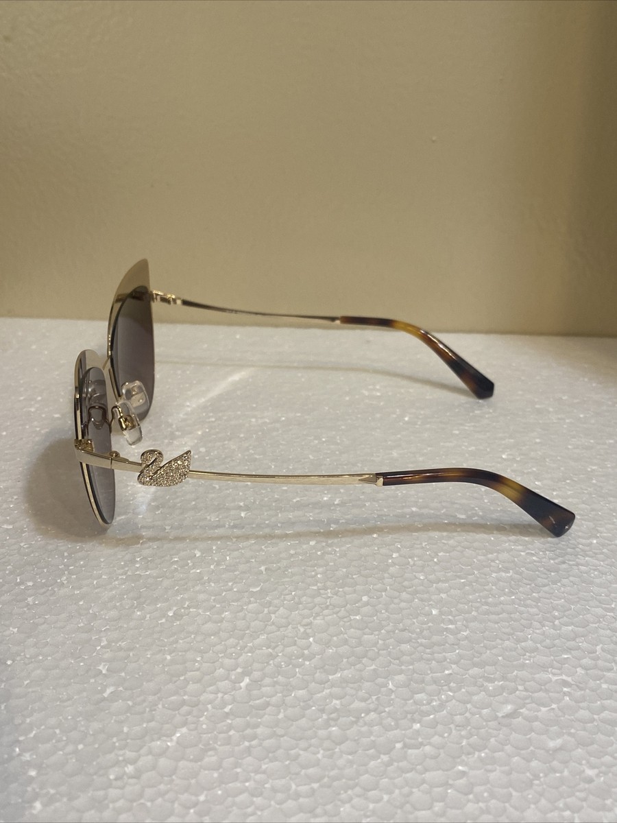 Swarovski SK220 32G Gold Slim Sunglasses Frame 56-15-140 *3 